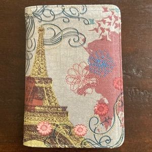 Icing Eiffel Tower Fabric Passport wallet